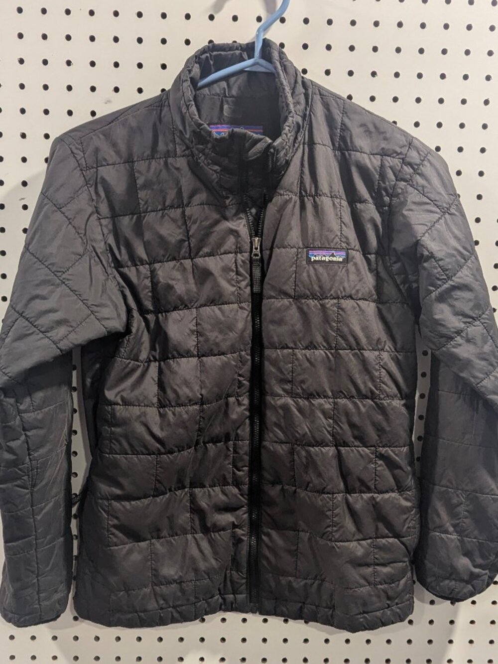 Patagonia Kids Nano Puff Jacket - Black, Size L (12)